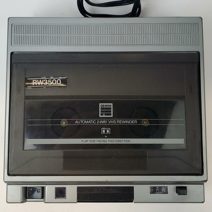 Gemini RW3500 2-Way VHS Rewinder | Grade B