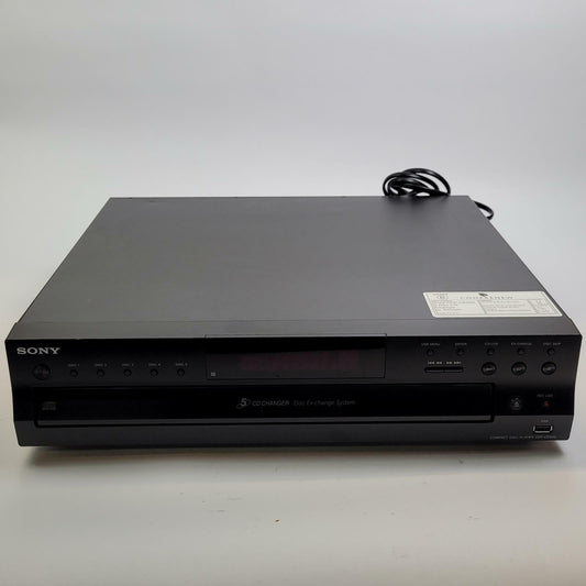 SONY CDP-CE500 5-Disc CD Changer w/ Remote | Grade B