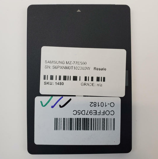 Samsung MZ-77E500 500GB 2.5" SATA Internal SSD | Grade A