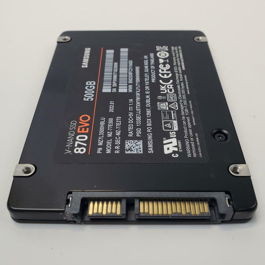 Samsung MZ-77E500 500GB 2.5" SATA Internal SSD | Grade A