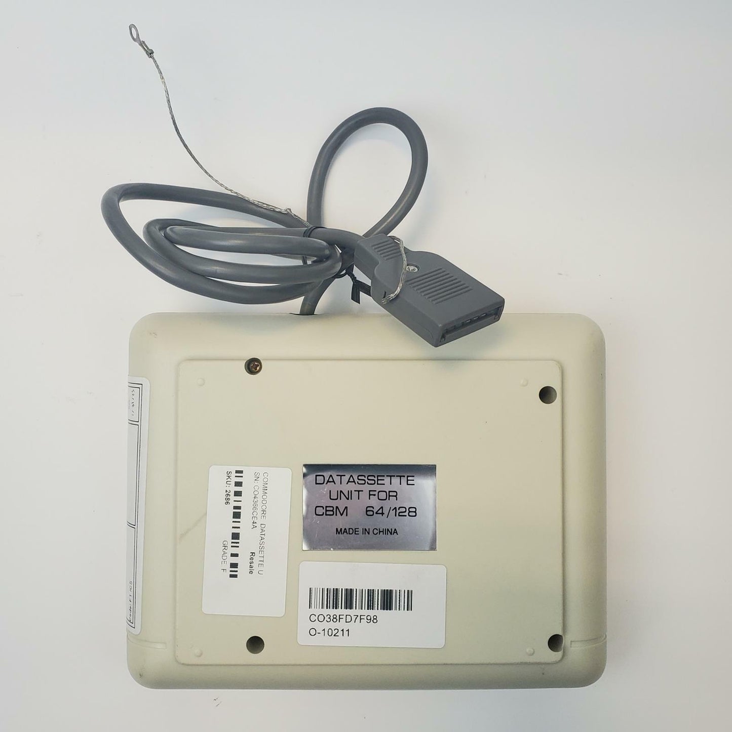 Commodore Datasette Compact Data Cassette Player/Recorder | Grade F