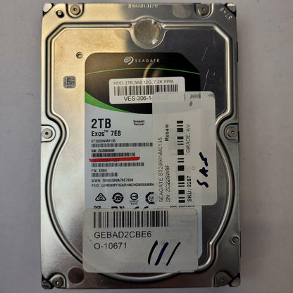SEAGATE ST2000NM0135 2TB 3.5" SATA Internal HDD | Grade A