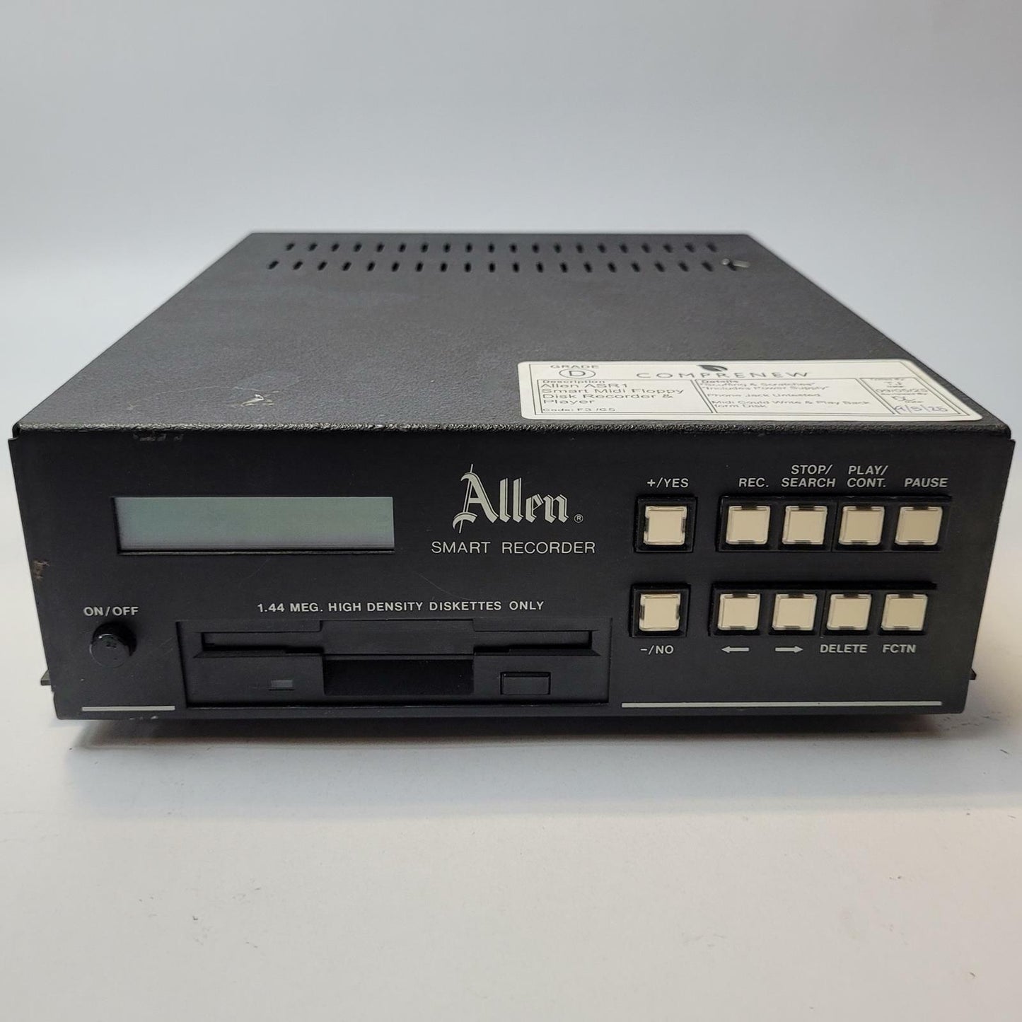 ALLEN ASR1 Smart MIDI Floppy Disk Recorder & Player | Grade D