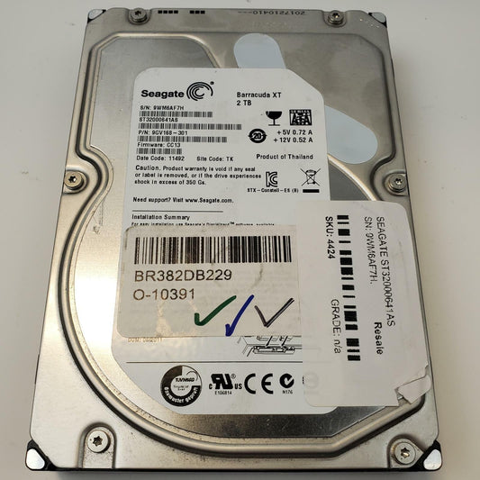 Seagate ST32000641AS 2TB 3.5" SATA HDD | Grade A
