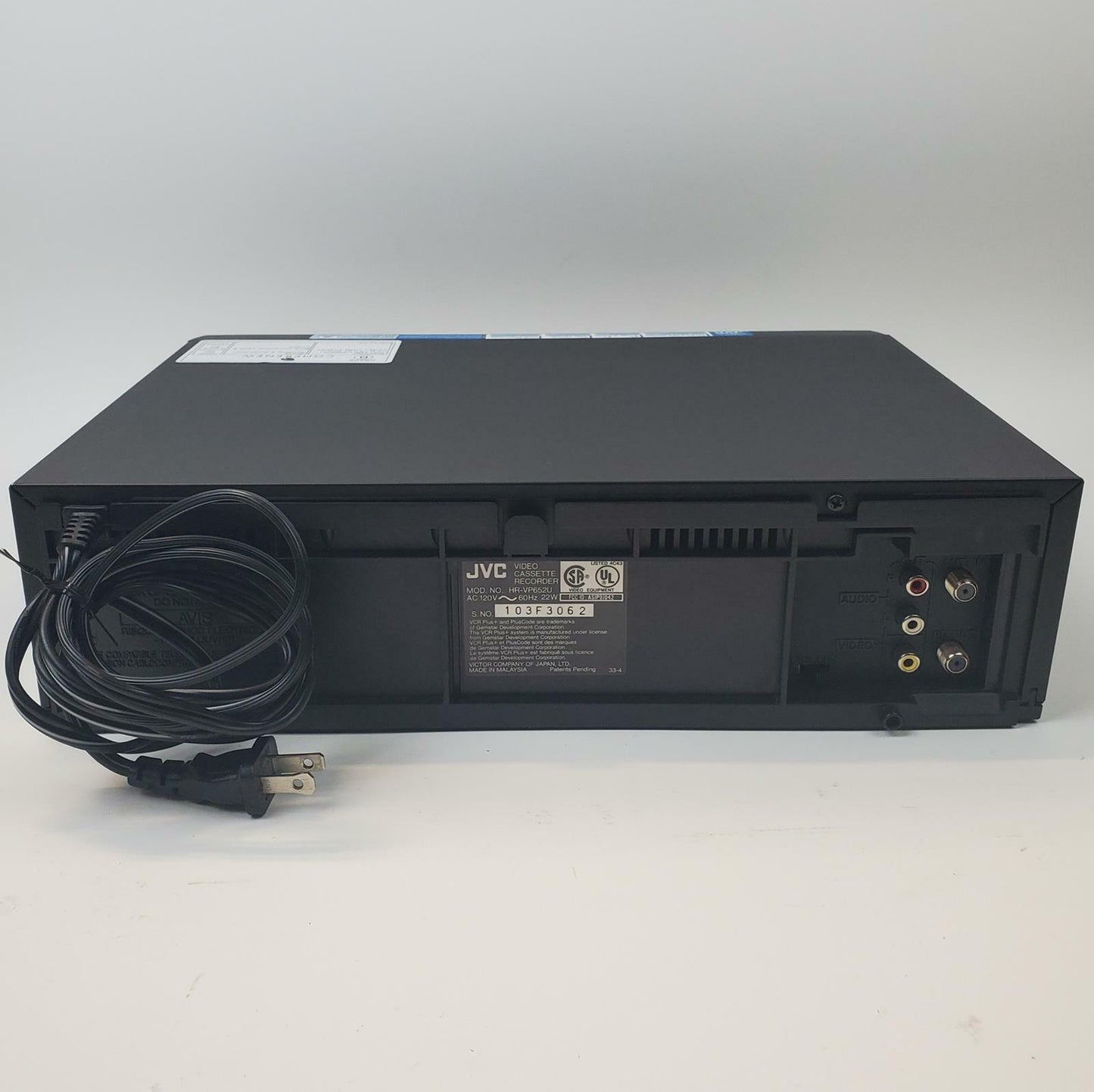 JVC HR-VP652U VCR/VHS Player | Grade B