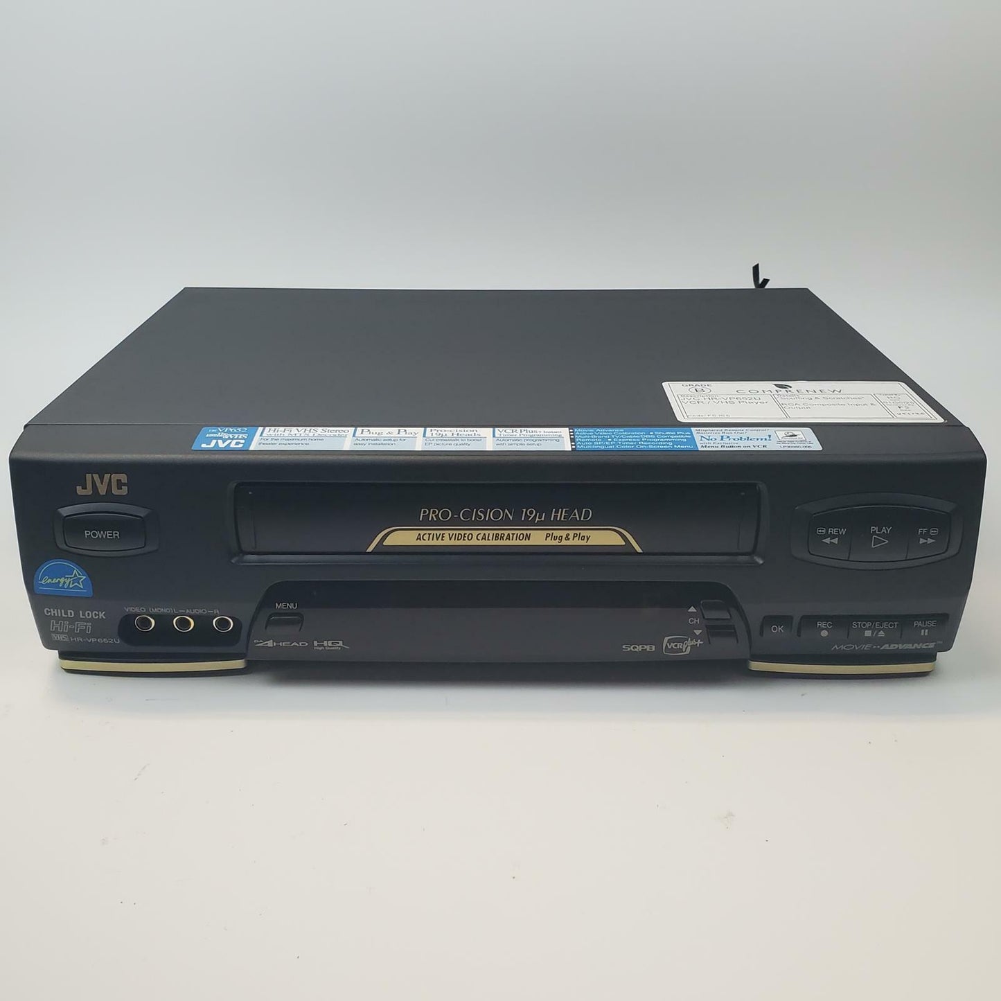 JVC HR-VP652U VCR/VHS Player | Grade B