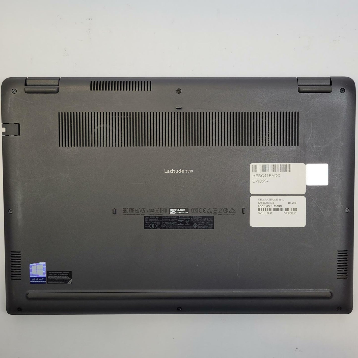 DELL LATITUDE 3510 Windows 11 Home I5-10210U 8GB RAM 256GB NVME | Grade D