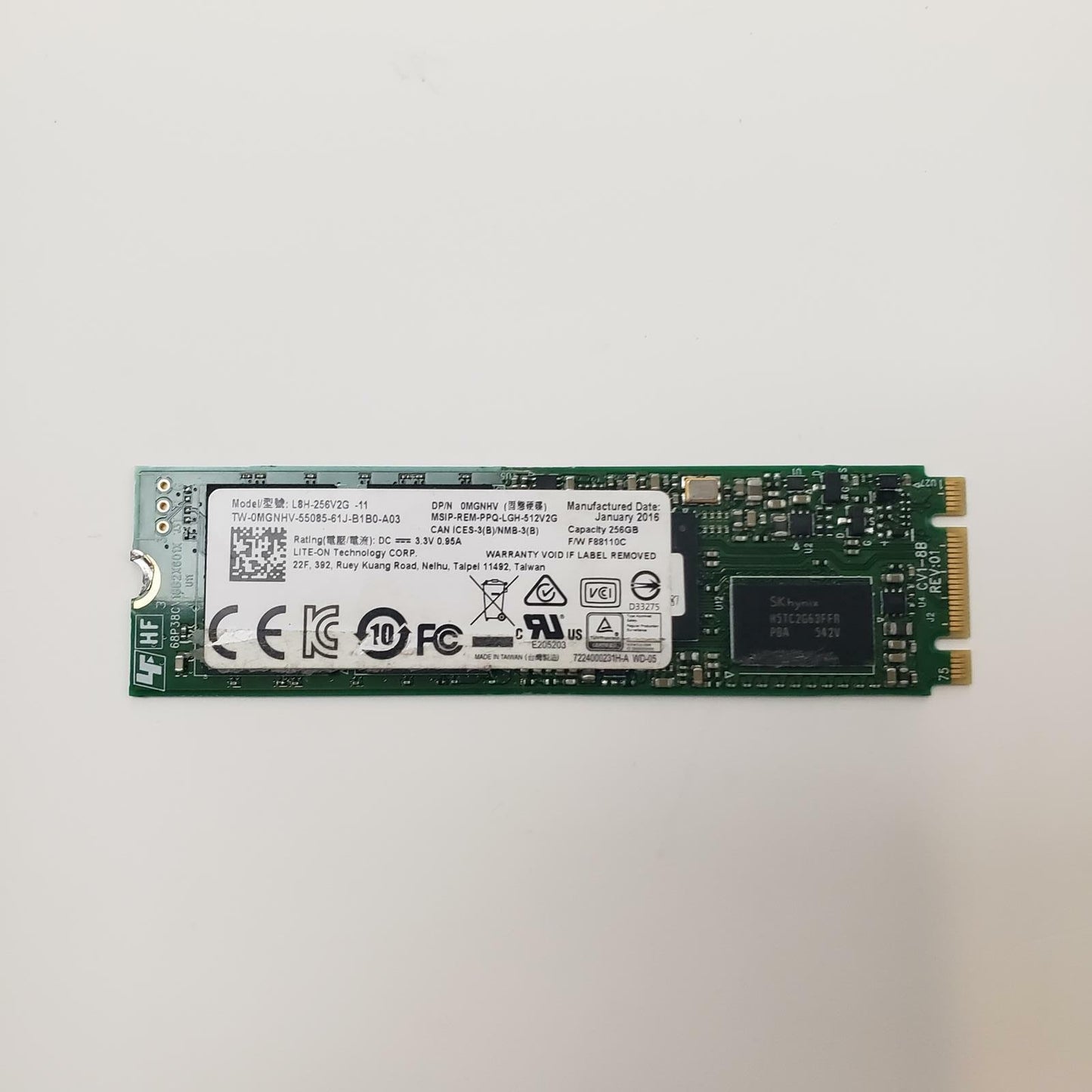 Lite-On L8H-256V2G 256GB m.2 2280 SATA Internal SSD | Grade A