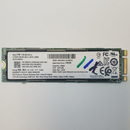 Lite-On CV8-8E128-11 128GB 2280 Gen3 M.2 SSD | Grade A | 9861