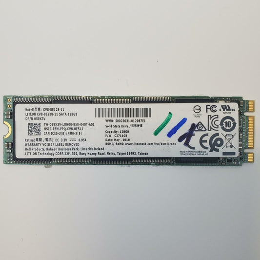Lite-On CV8-8E128-11 128GB 2280 Gen3 M.2 SSD | Grade A | 9861