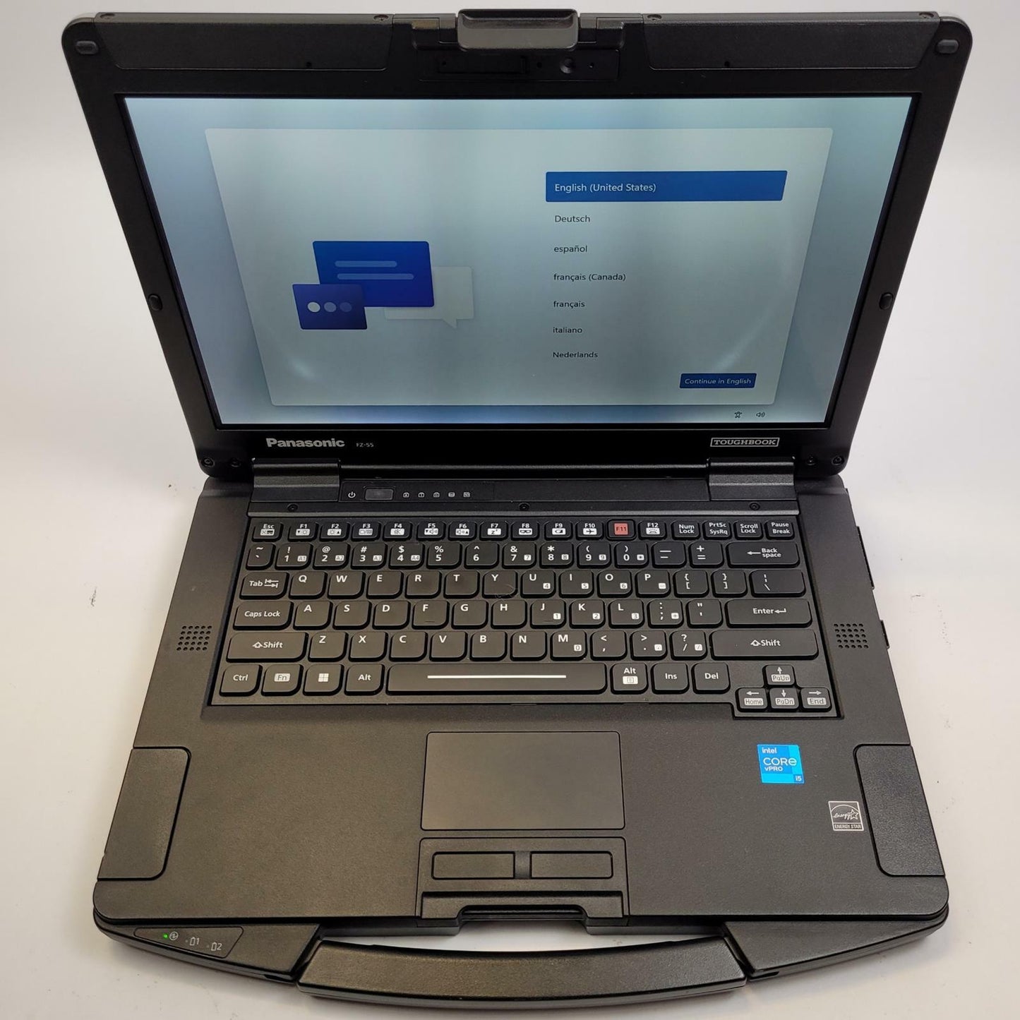 Panasonic Toughbook FZ-55 Win 11 Home I5-1145G7 16GB RAM 512GB NVME | Grade C