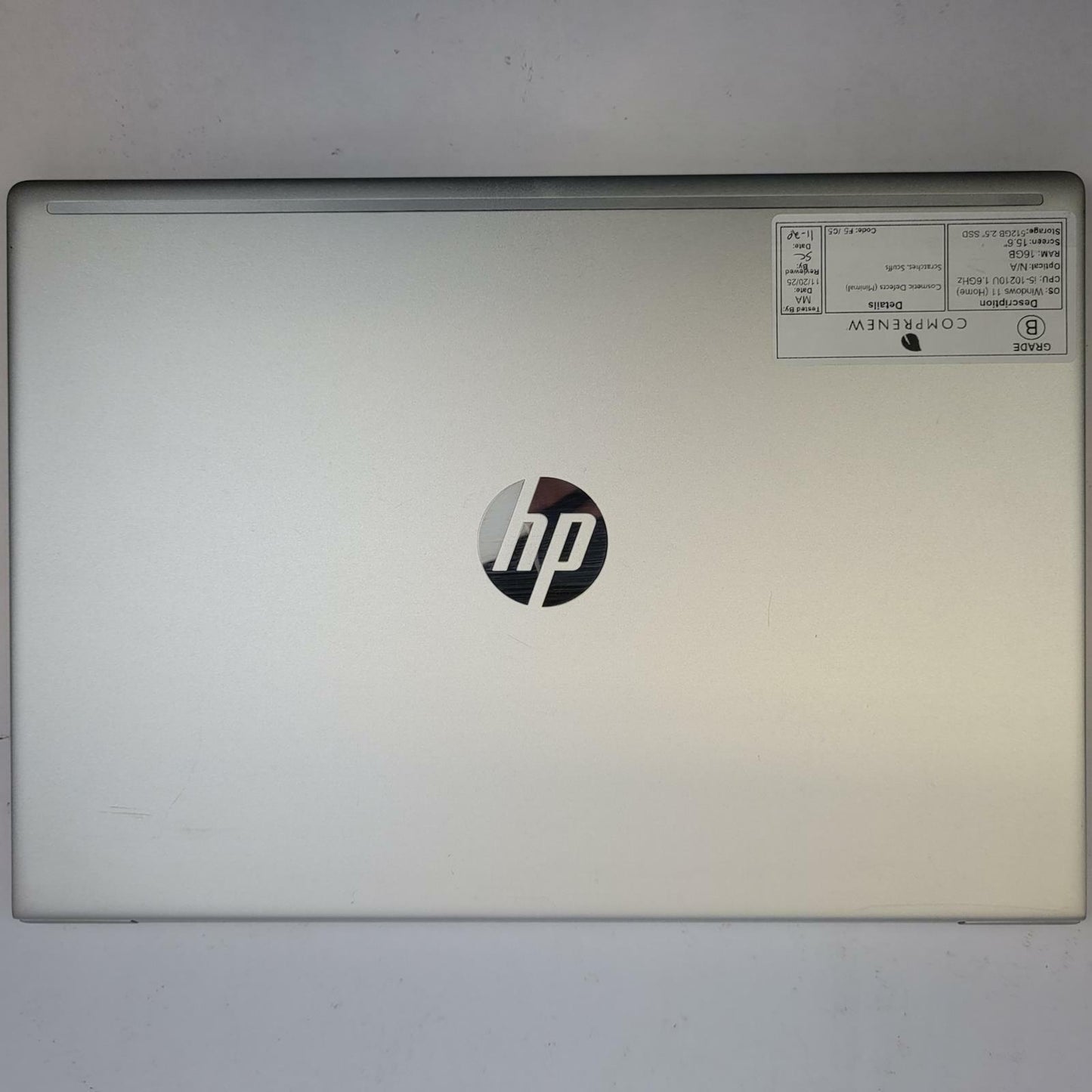 HP PROBOOK 450 G7 Windows 11 Home I5-10210U 16GB RAM 512GB 2.5" SSD | Grade B