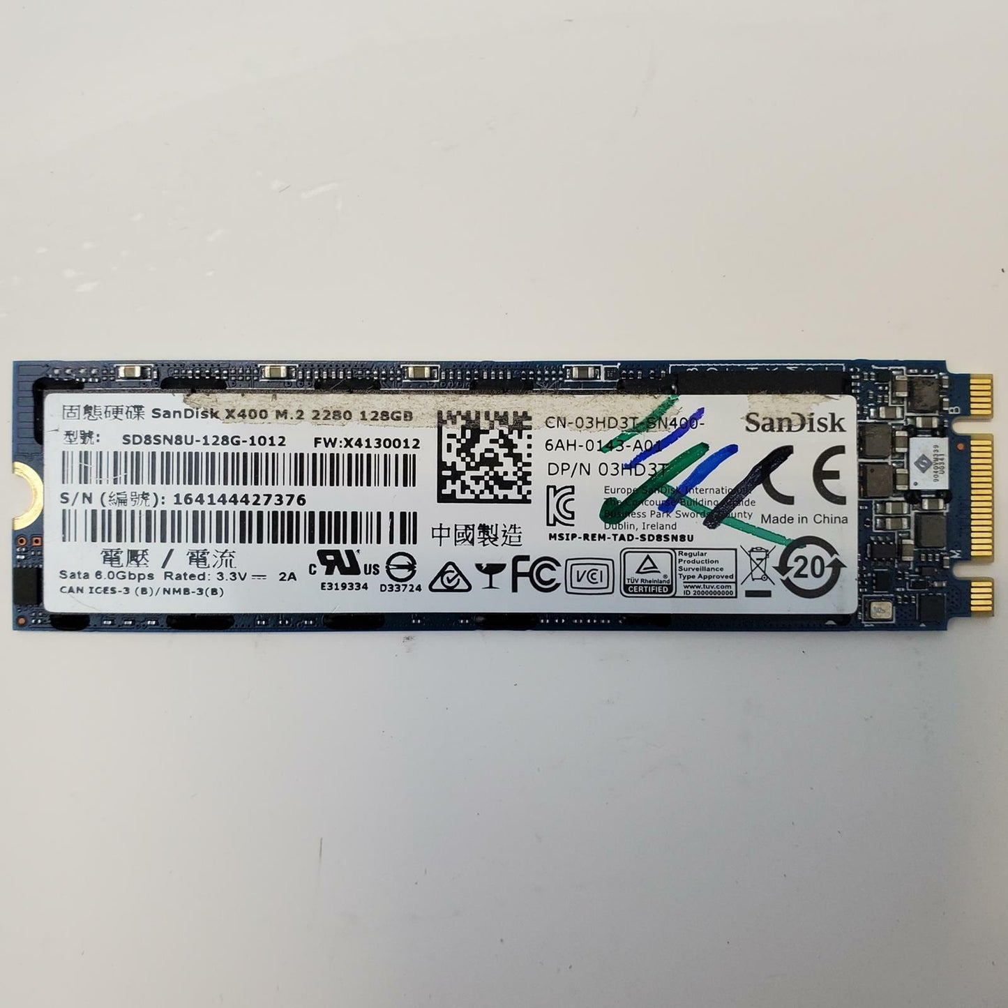SanDisk SD8SN8U-128G-1012 128GB M.2 Internal SSD | Grade A
