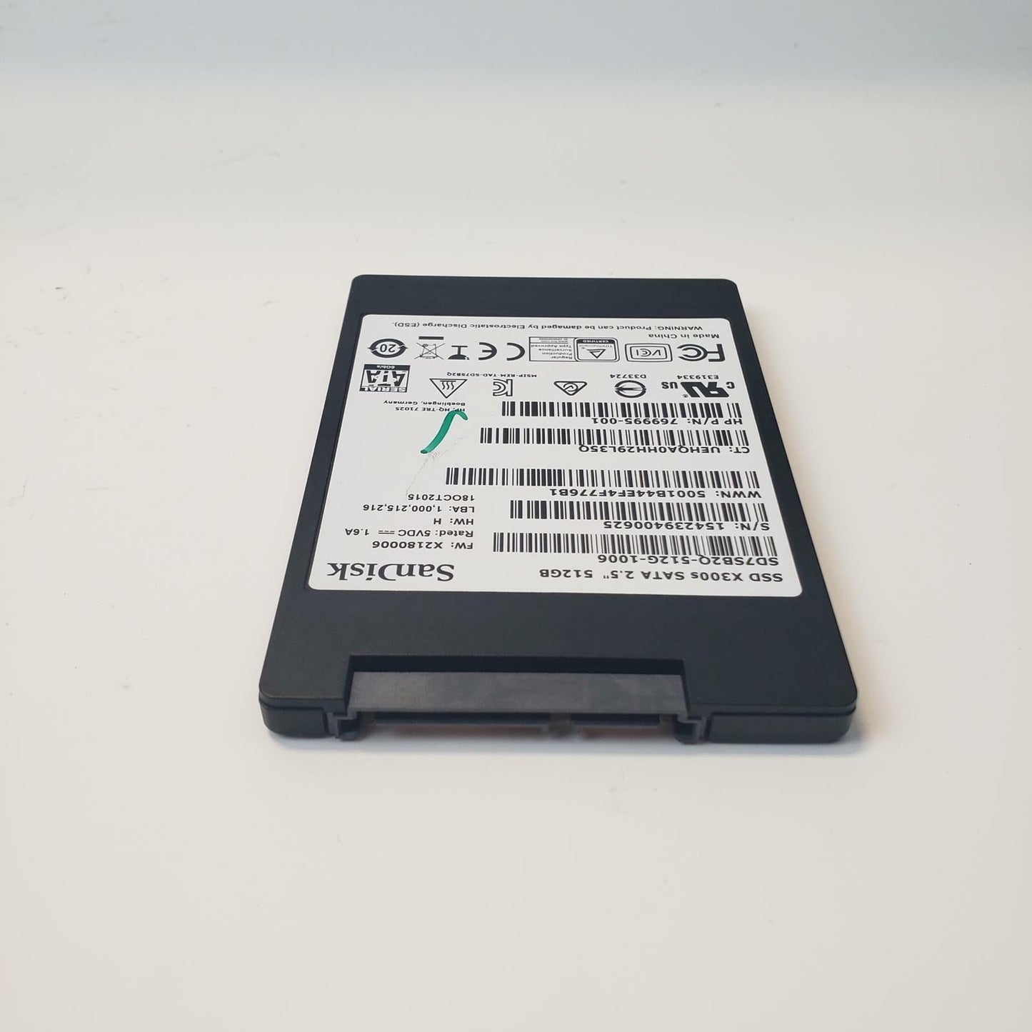 SanDisk SD7SB2Q-512G-1006 512GB 2.5" SATA Internal SSD | Grade A