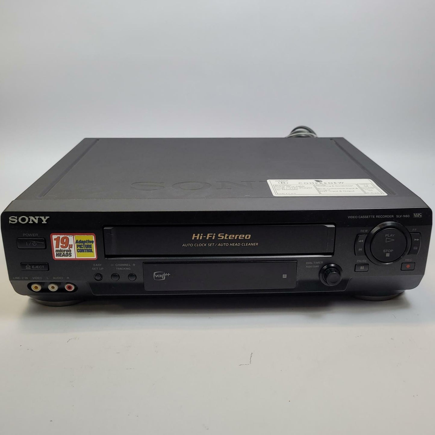 SONY SLV-N60 VCR/VHS Player w/ Remote | Grade B