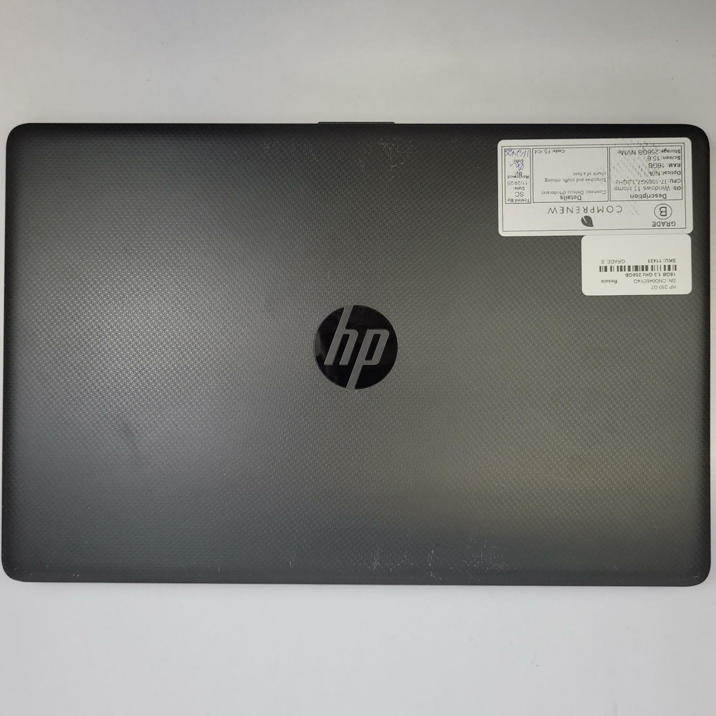 HP 250 G7 Windows 11 Home I7-1065G7 16GB RAM 256GB NVME | Grade B