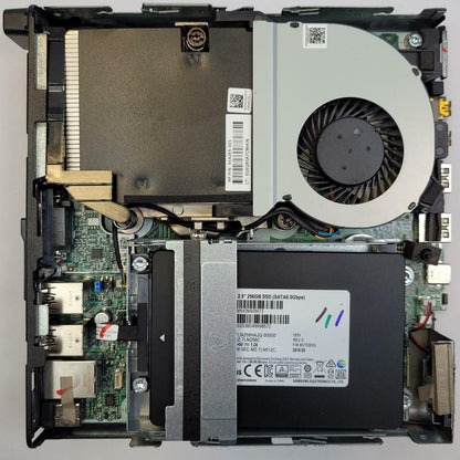 HP ELITEDESK 800 G3 Linux Manjaro I5-7500T 8GB RAM 256GB 2.5" SSD | Grade B