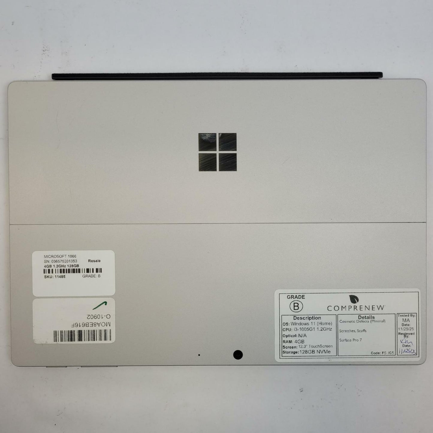 MICROSOFT 1866 Windows 11 Home I3-1005G1 4GB RAM 128GB NVME | Grade B | 11489