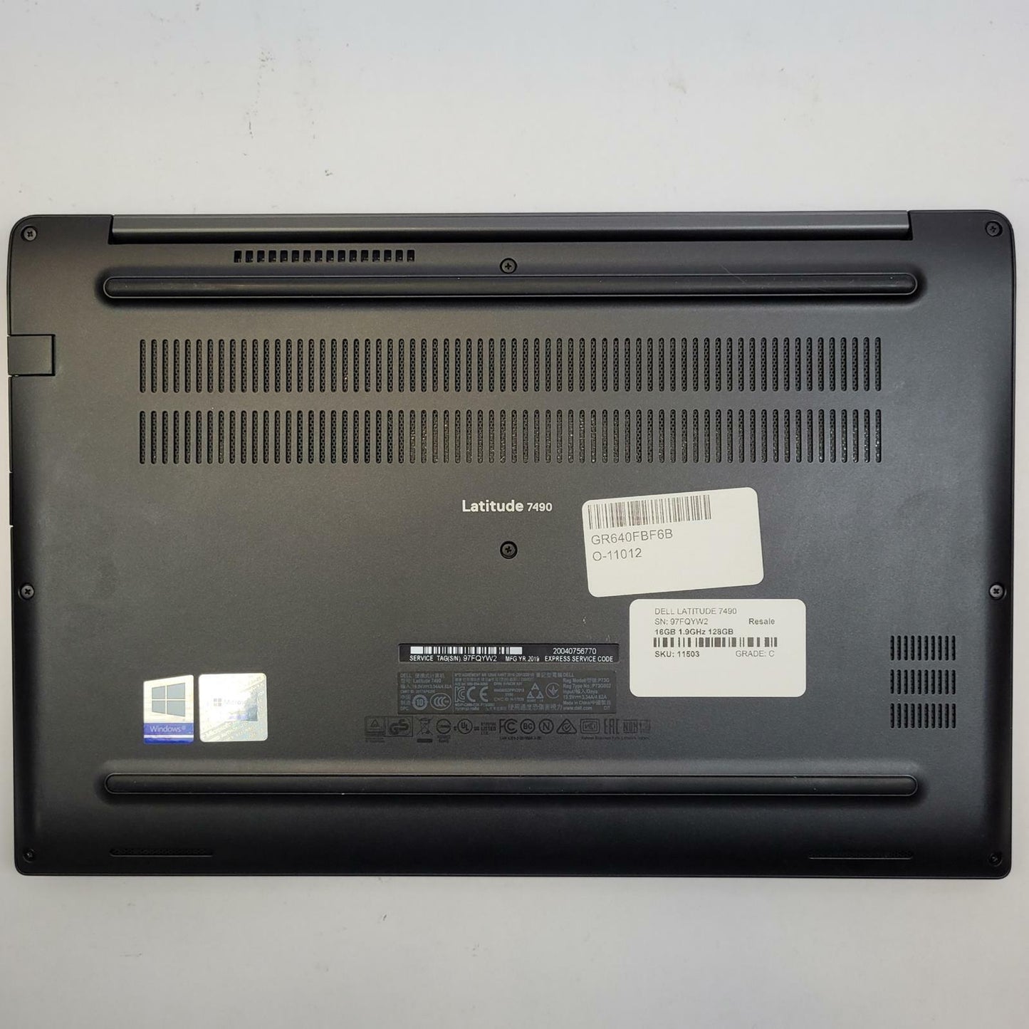 DELL LATITUDE 7490 Win 11 Home i7-8650U 16GB RAM 128GB M.2 | Grade C | 11503