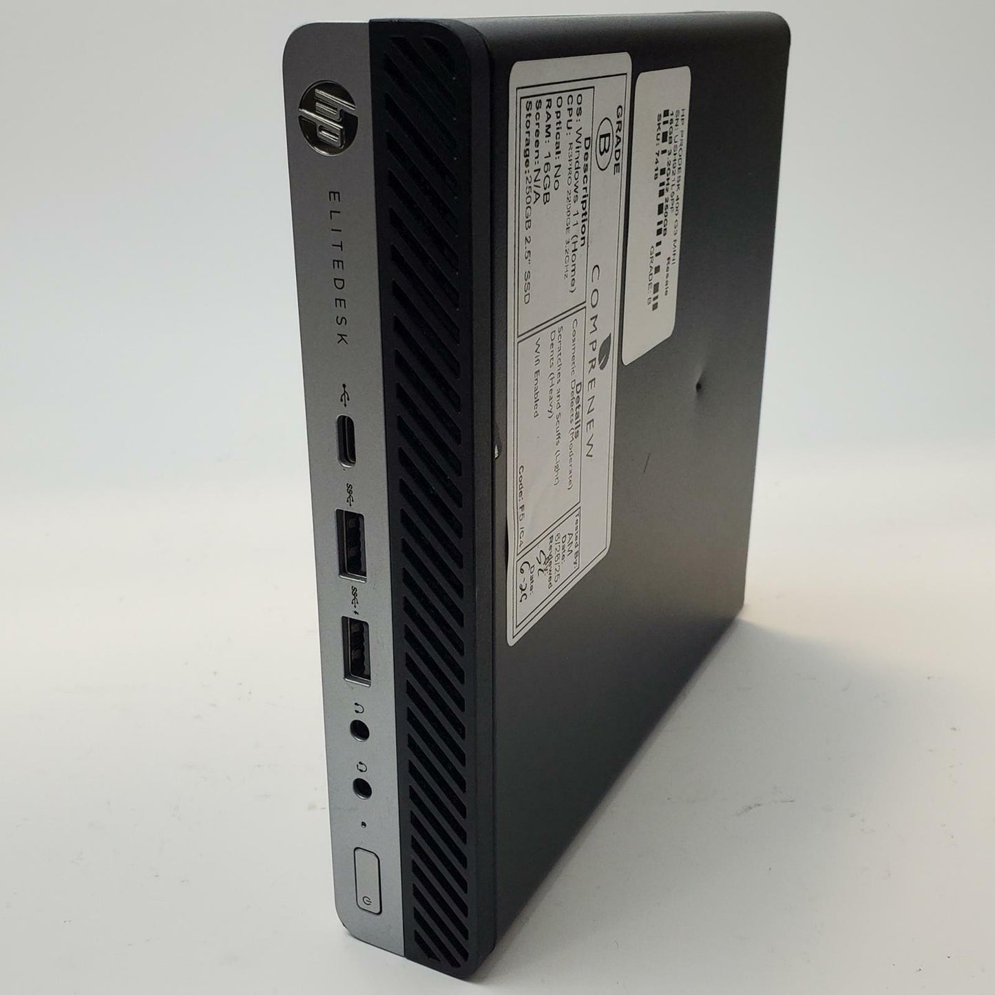 HP PRODESK 400 G3 MINI Win 11 Ryzen 3 Pro 2200GE 16GB RAM 250GB SSD | Grade B