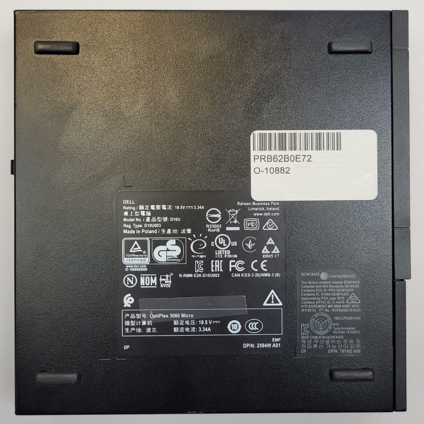 DELL OPTIPLEX 3060 Win 11 i5-8500T 16GB RAM 240GB 2.5" SSD | Grade B | 11527