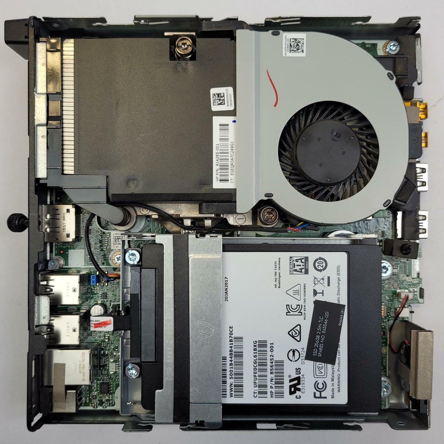 HP PRODESK 400 G3 MINI No OS I5-7500t 8GB RAM 256GB 2.5" SSD | Grade B