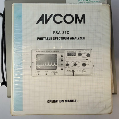 AVCOM PSA-37D Portable Spectrum Analyzer | Grade F