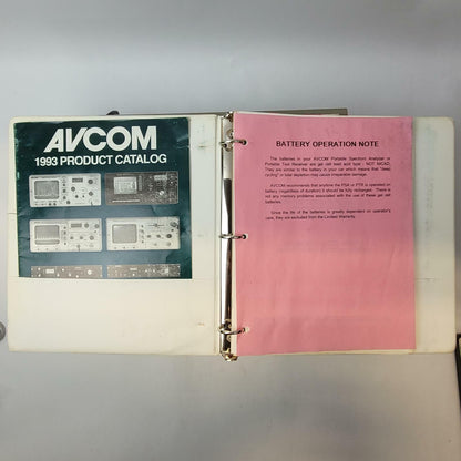 AVCOM PSA-37D Portable Spectrum Analyzer | Grade F