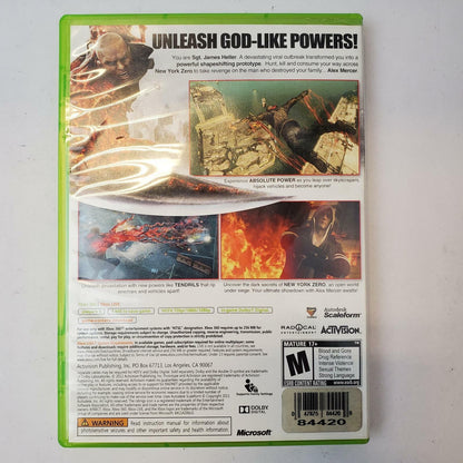 Xbox 360 Game: Prototype 2 | Grade B