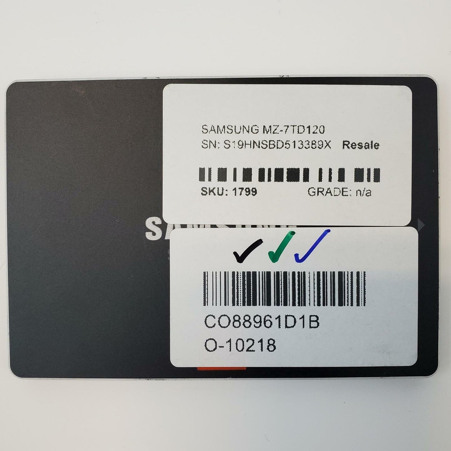 Samsung MZ-7TD120 120GB 2.5" SATA Internal SSD | Grade A