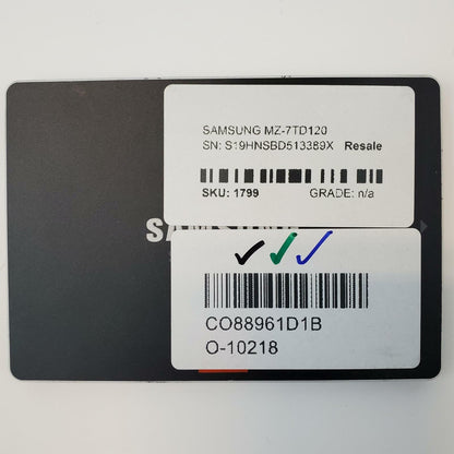 Samsung MZ-7TD120 120GB 2.5" SATA Internal SSD | Grade A