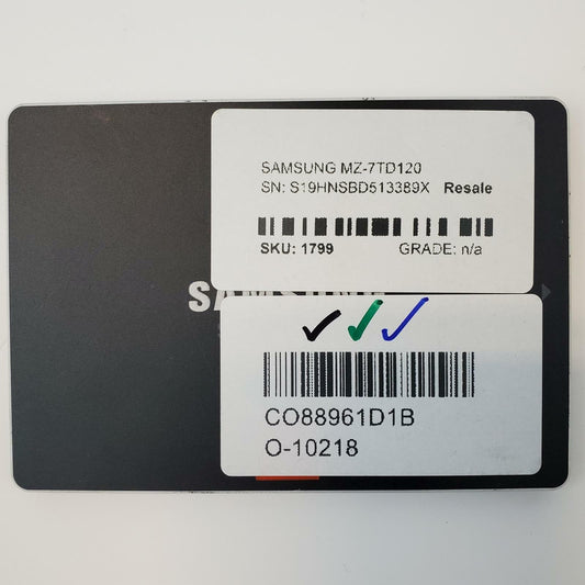 Samsung MZ-7TD120 120GB 2.5" SATA Internal SSD | Grade A