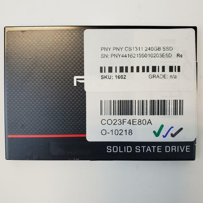 PNY CS1311 240GB 2.5" SATA Internal SSD | Grade A