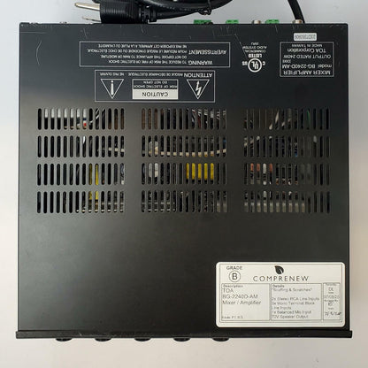 TOA BG-2240D-AM Mixer/Amplifier | Grade B