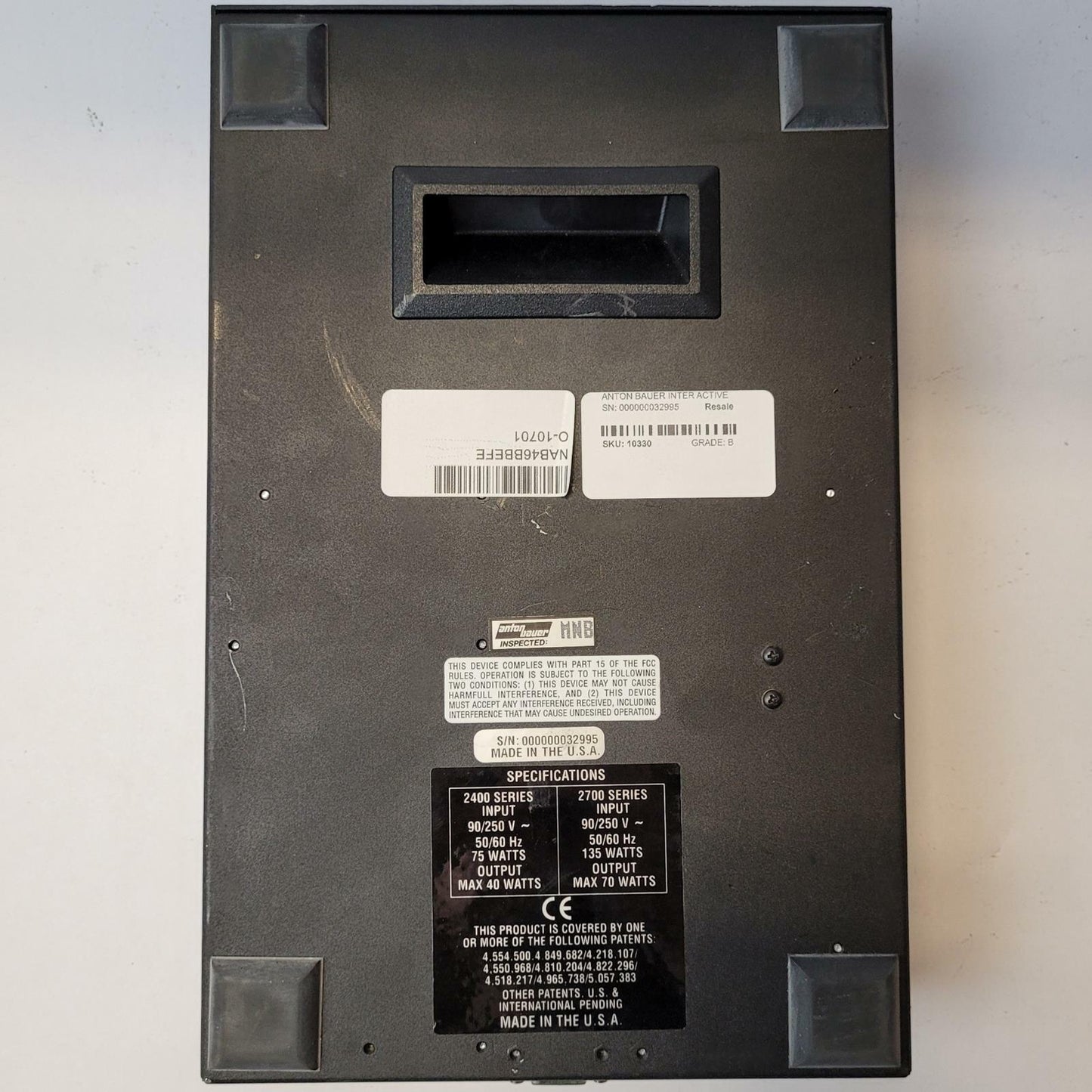 Anton Bauer Inter Active 2000 Quad Battery Charger | Grade B