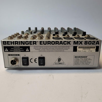 BEHRINGER Eurorack MX802A 8-Channel Audio Mixer | Grade B