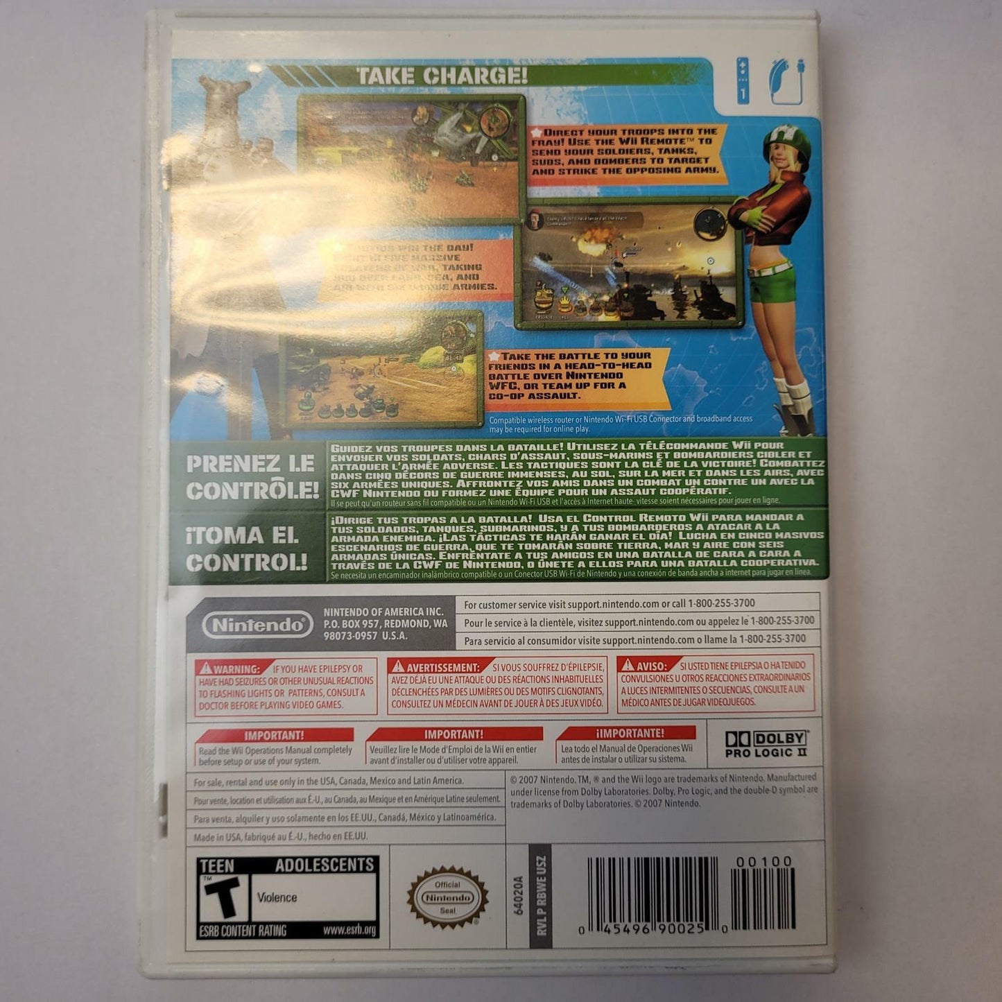 Nintendo Wii Game: BWii: Battalion Wars 2 | Grade A