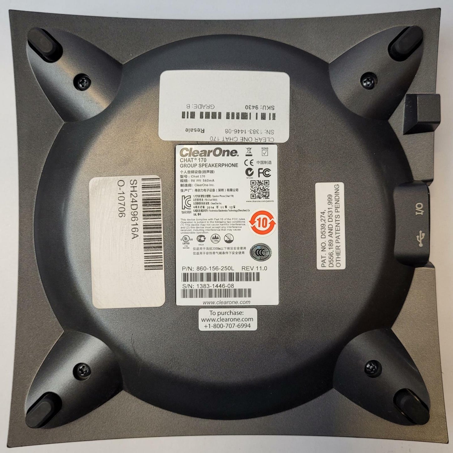 ClearOne Chat 170 Group Speakerphone | Grade B