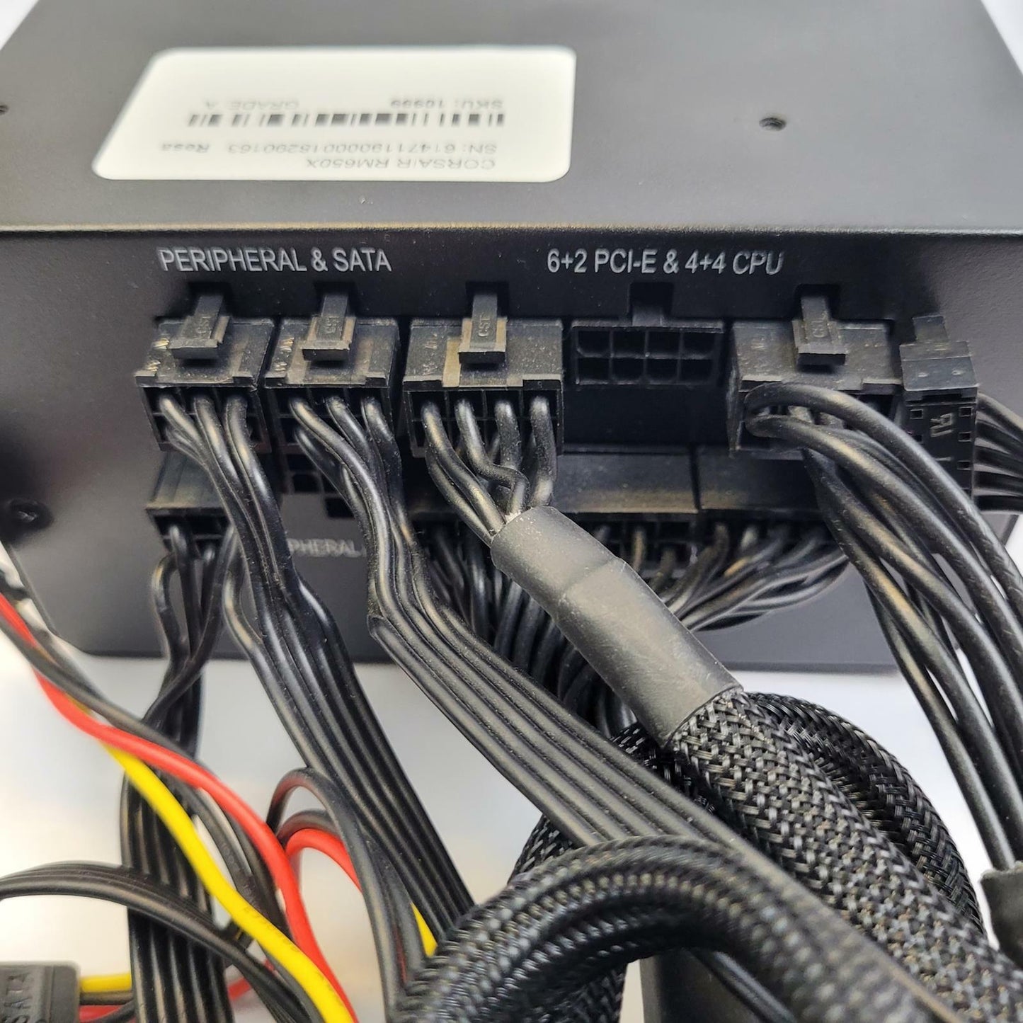 Corsair RM650X 80 Plus Gold Modular 650W Power Supply | Grade A