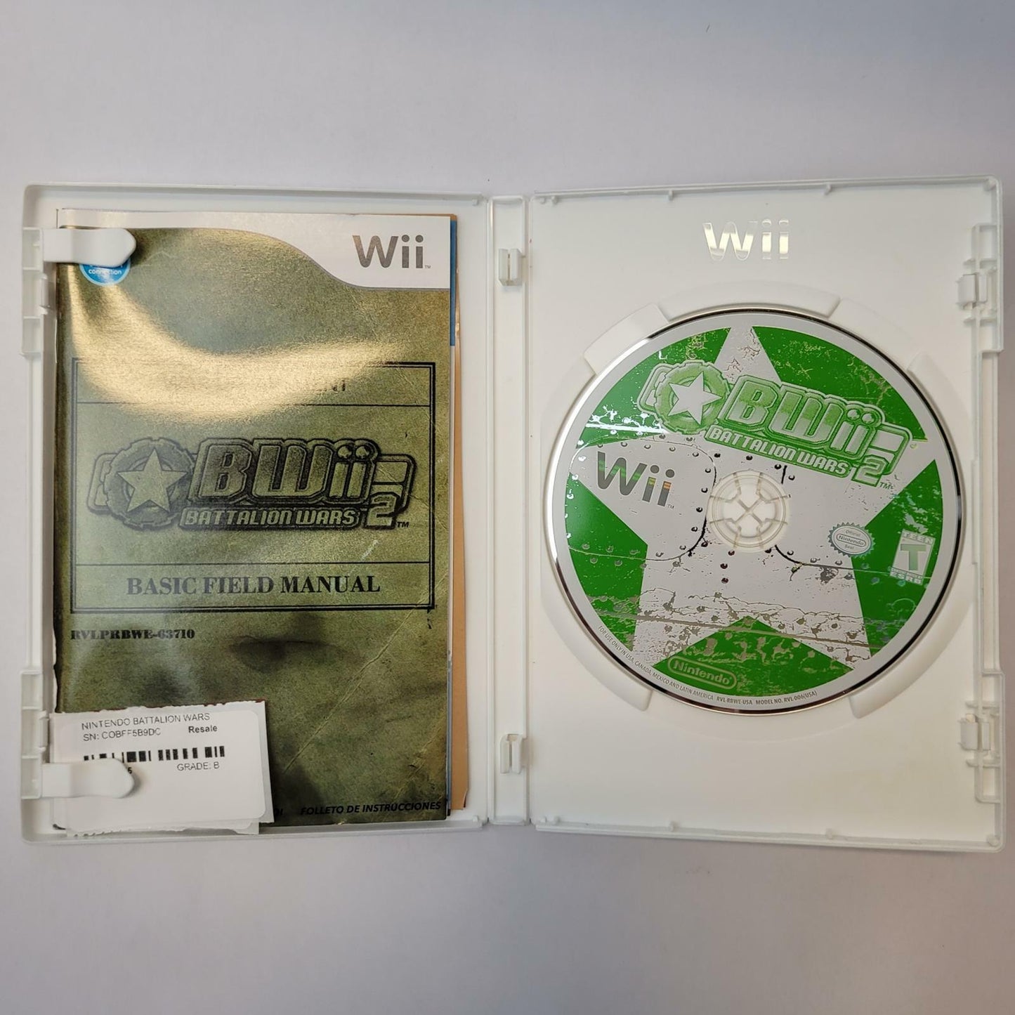 Nintendo Wii Game: BWii: Battalion Wars 2 | Grade A