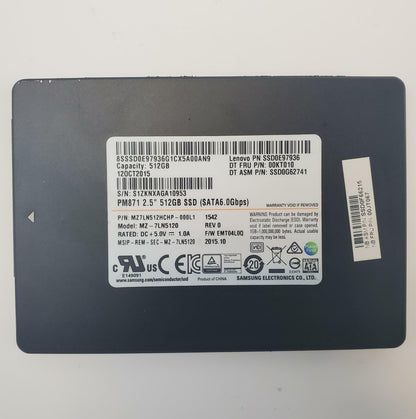 Samsung MZ-7LN5120 512GB 2.5" SATA Internal SSD | Grade A