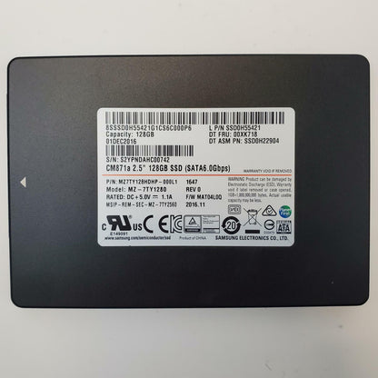 Samsung MZ-7TY1280 128GB 2.5" SATA Internal SSD | Grade A