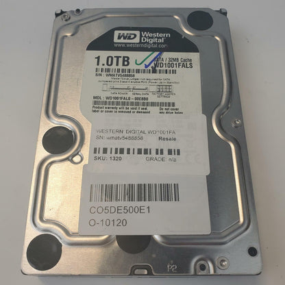 Western Digital WD1001FALS 1TB 3.5" SATA Internal HDD | Grade A