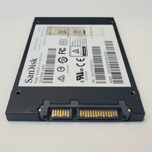 SanDisk SDSSDA-240G 240GB 2.5" SATA Internal SSD | Grade A | 11637
