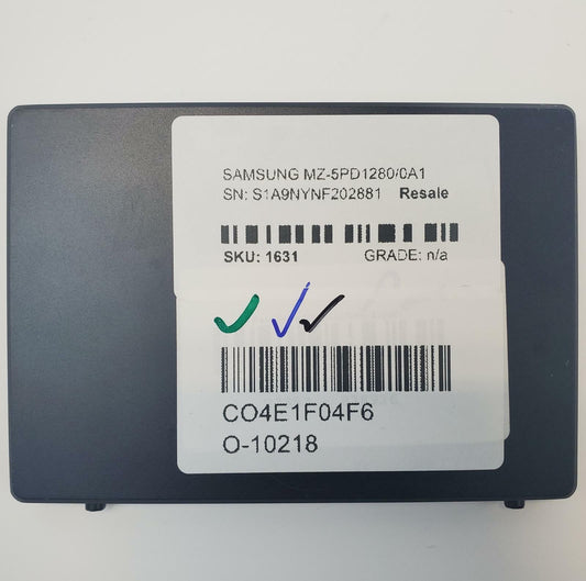 Samsung MZ-5PD1280/0A1 128GB 2.5" SATA Internal SSD | Grade A