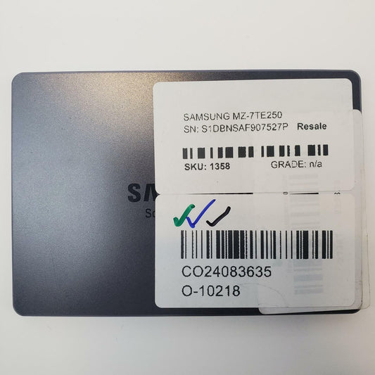 Samsung MZ-7TE250 250GB 2.5" SATA Internal SSD | Grade A