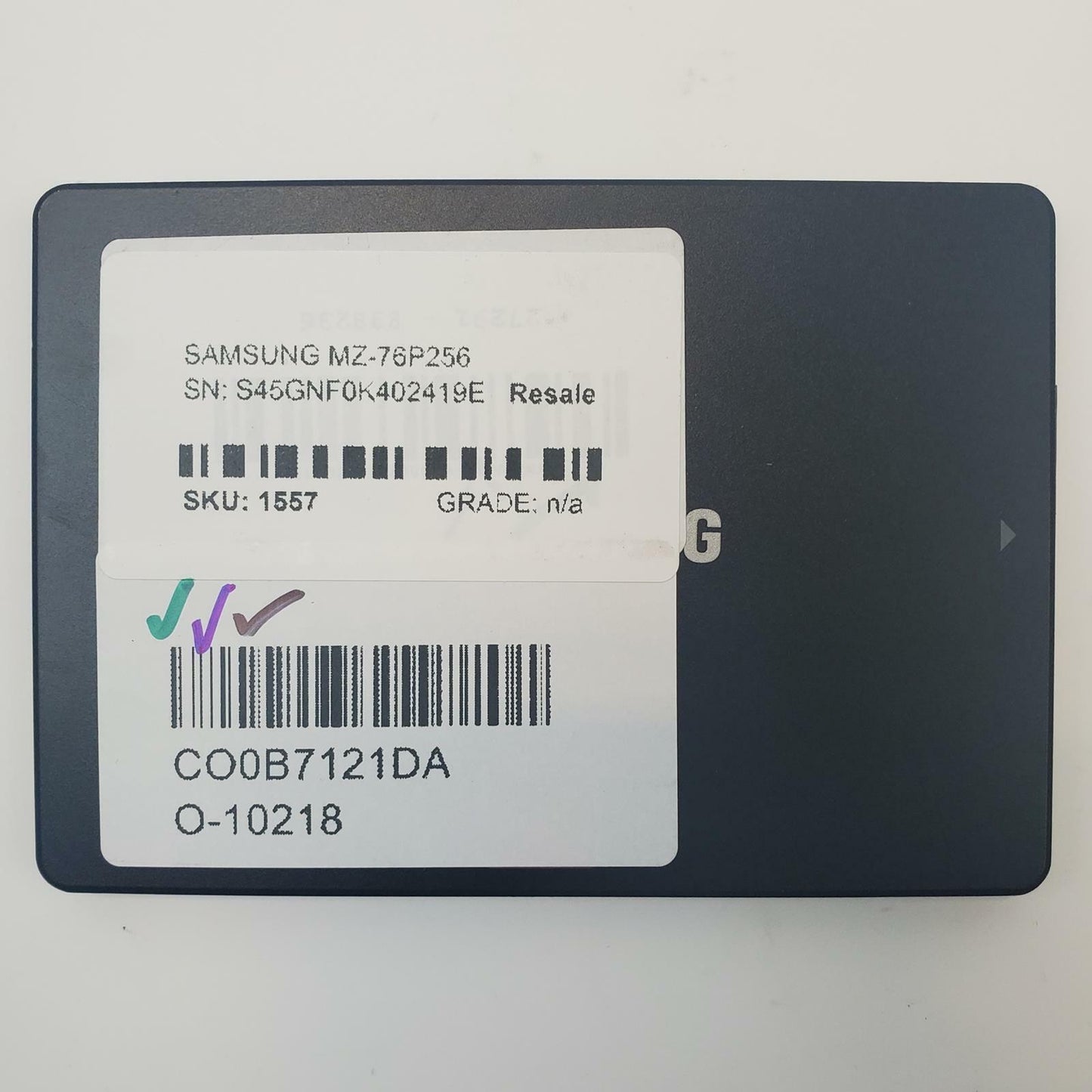 Samsung MZ-76P256 256GB 2.5" SATA Internal SSD | Grade A