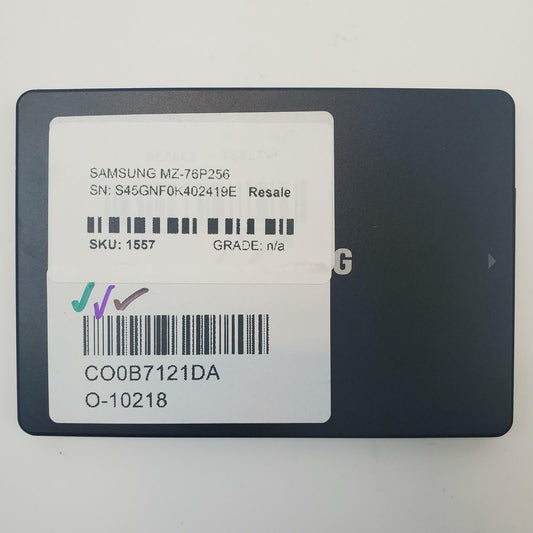 Samsung MZ-76P256 256GB 2.5" SATA Internal SSD | Grade A