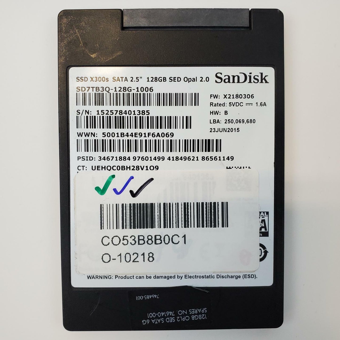 SanDisk SD7TB3Q-128G-1006 128GB 2.5" SATA Internal SSD | Grade A
