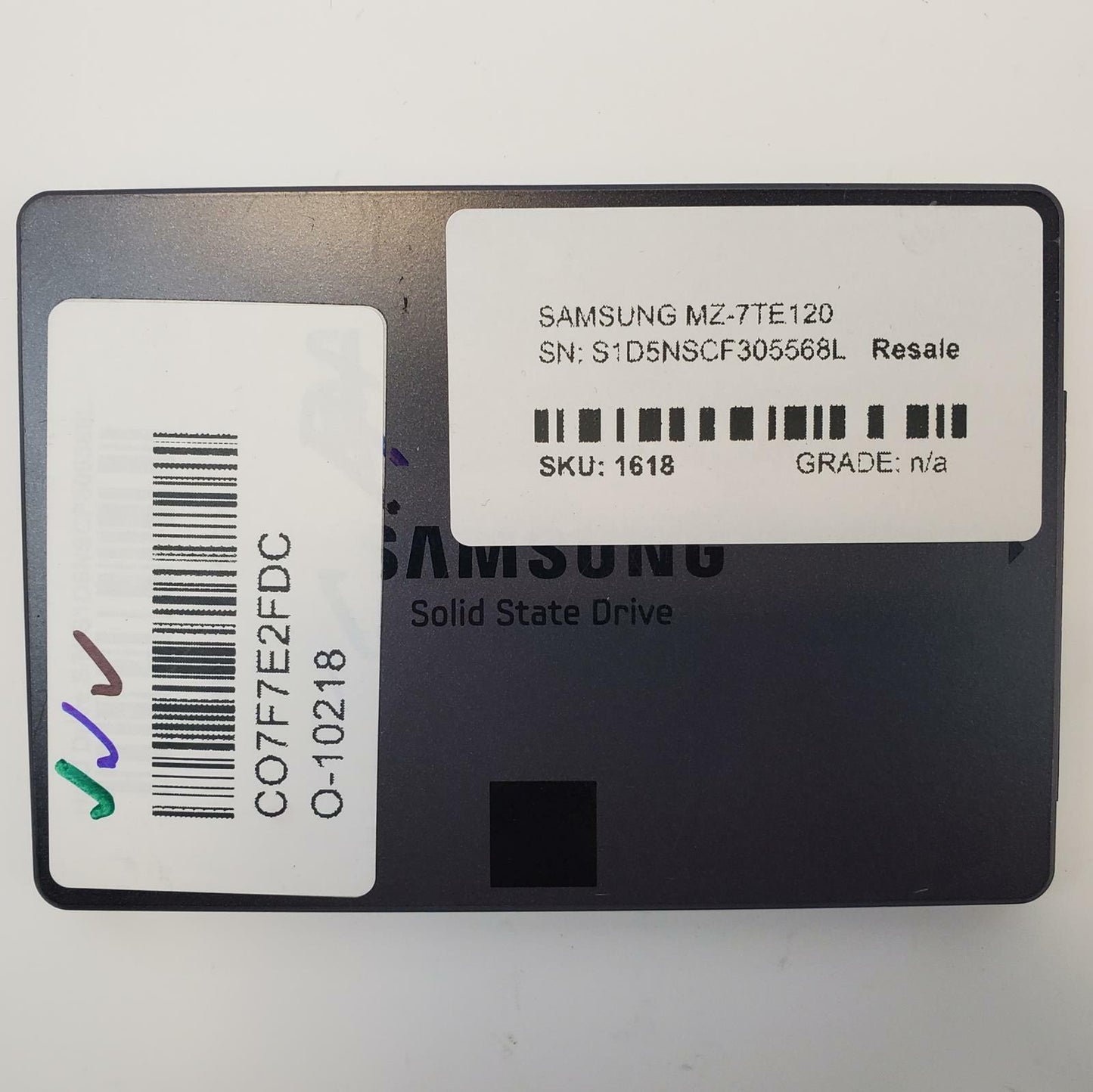 Samsung MZ-7TE120 120GB 2.5" SATA Internal SSD | Grade A